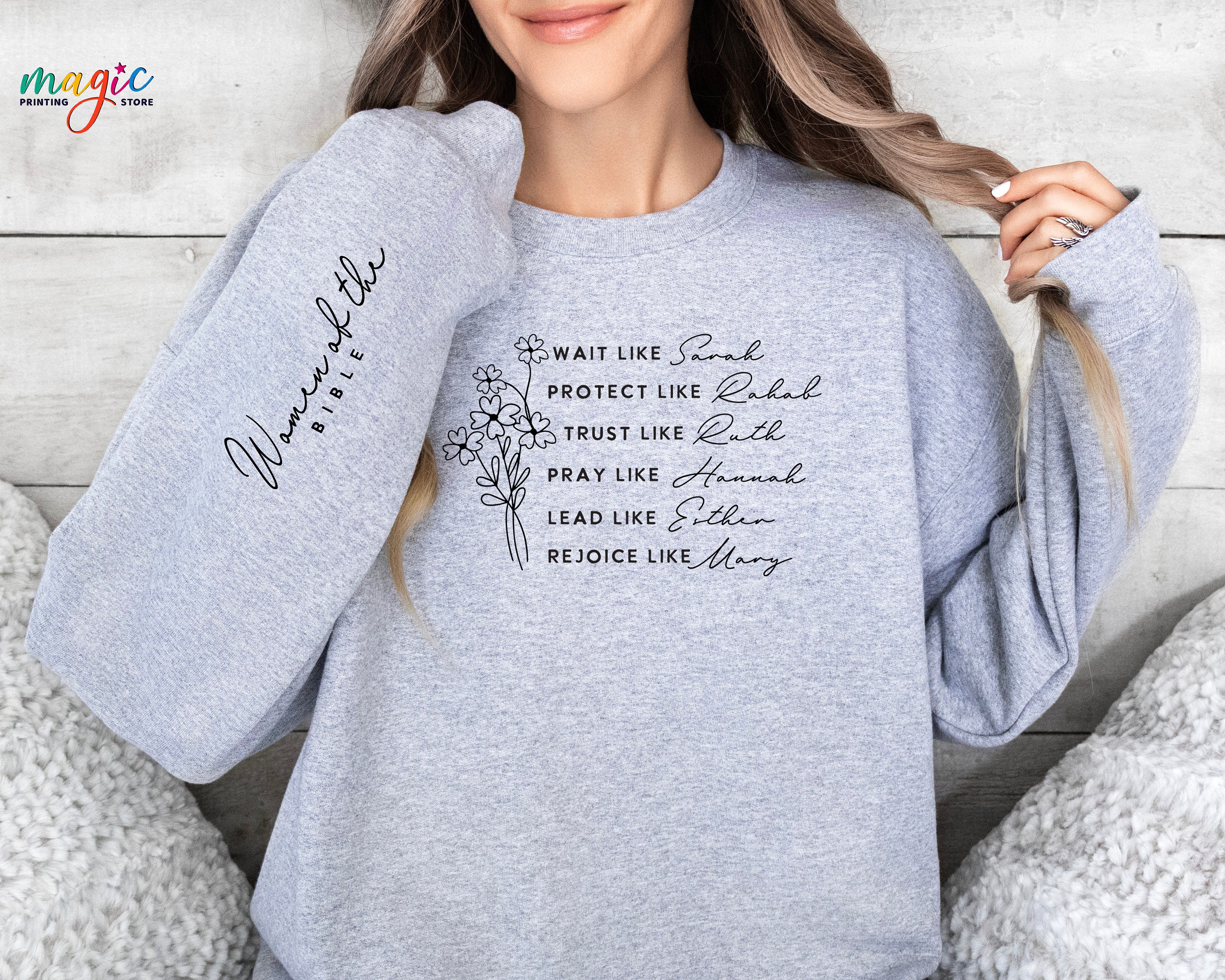 Women of The Bible Sweatshirt Women of The Bible Sweatshirt