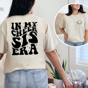 In My Cheer Sister Era T-shirt, Cheer Sister Shirt, Cheer Tee, Cheerleader Hoodie, Gift For Cheer Coach, Sister Gift From Sister