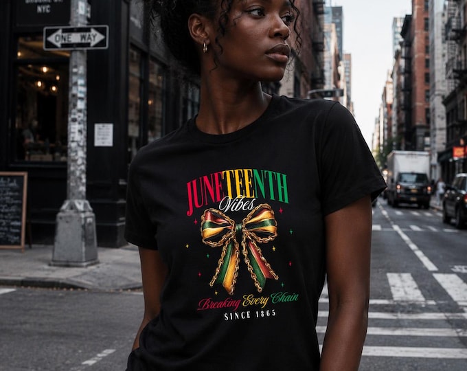 Coquette Juneteenth Vibes Shirt, Freedom Day Tee, African American Black History TShirt