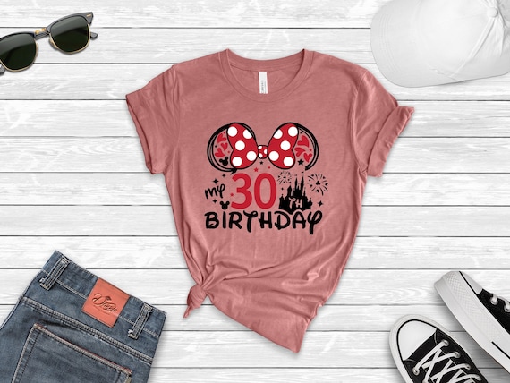 Minnie 30 Years Old Shirt, Minnie 30th Birthday, 30th Birthday Shirt, Gift For 30th Birthday, 30th Birthday Shirt For Women,My 30th Birthday