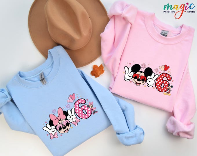 Mickey and Minnie Christmas 2026 Sweatshirt, Disneyland 2026 Tshirt, Disneyworld Vacation Hoodie, Disney Family Gifts