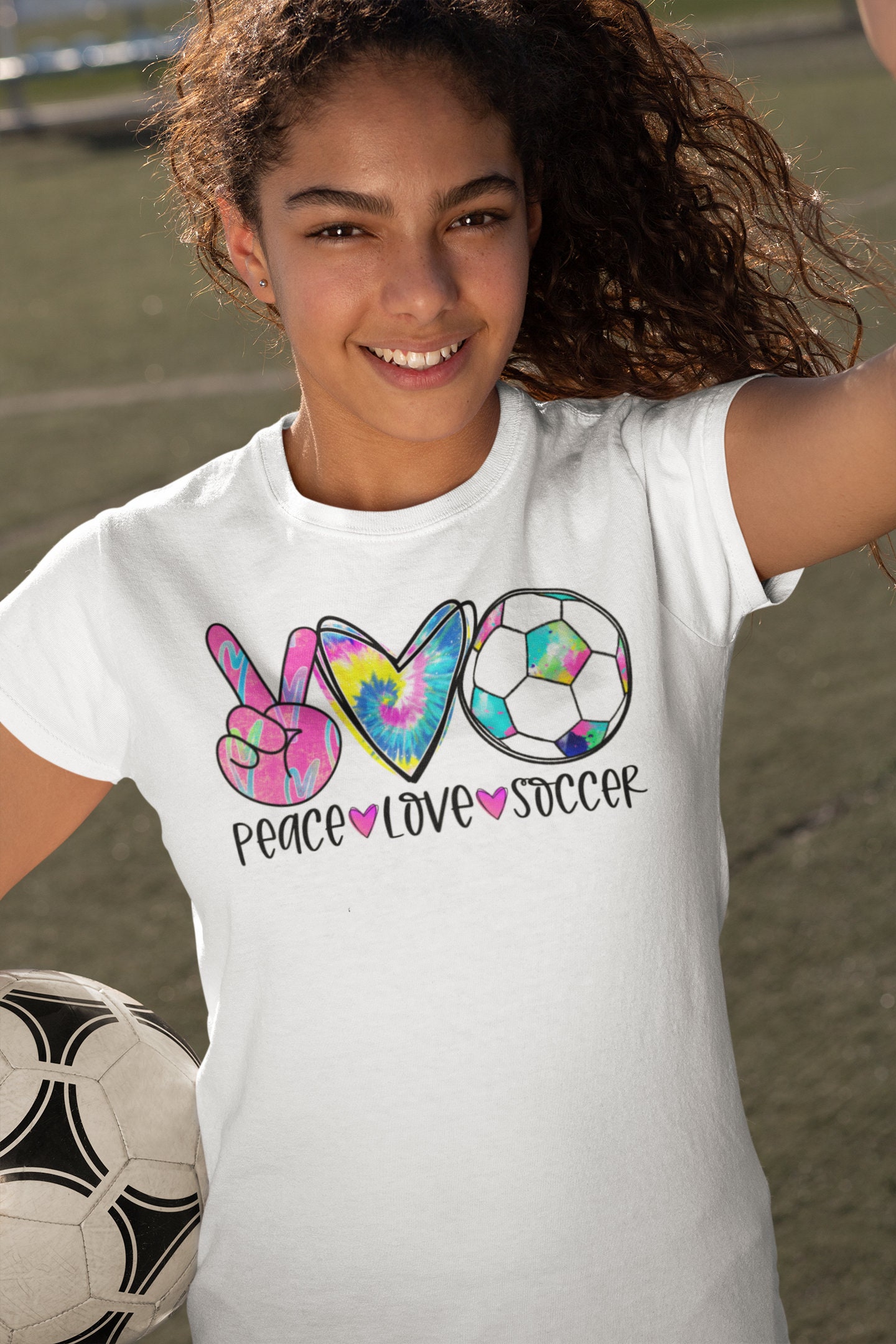Peace Love Soccer Shirt Soccer Shirts Girls Soccer Shirt Etsy