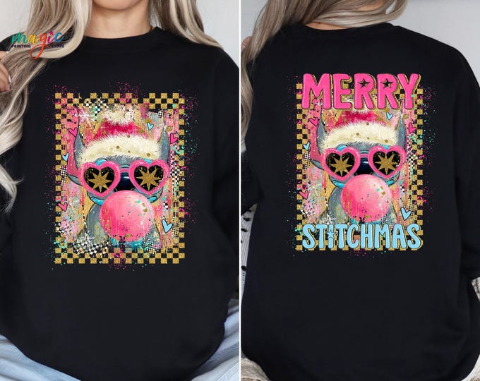 Merry Christmas Sweatshirt, Disneyland Christmas Shirt, Xmas Party Gift, Winter Hoodie, Festive Holiday Tshirt