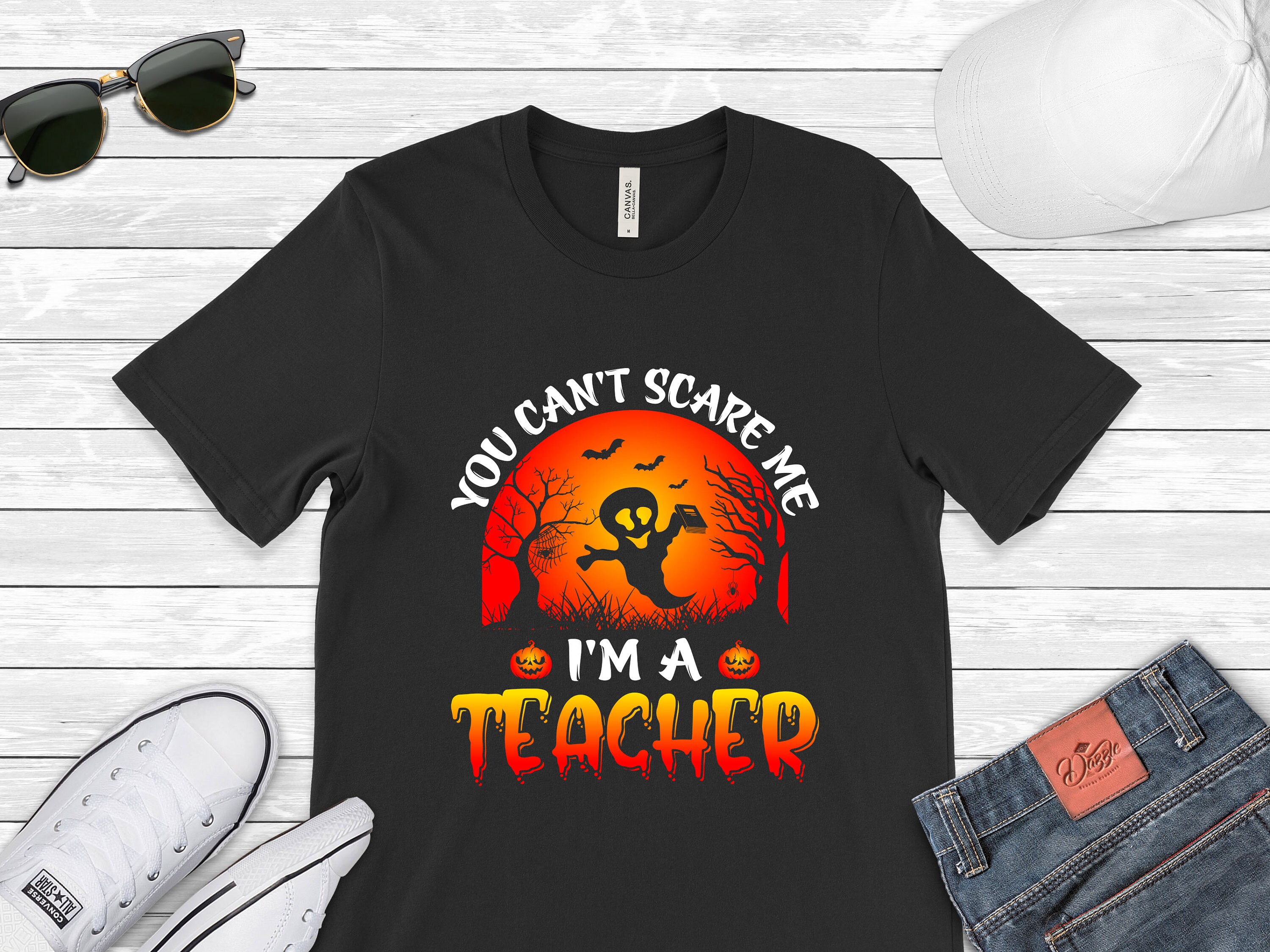Halloween Teacher Shirt School Halloween Party Funny Teacher Etsy