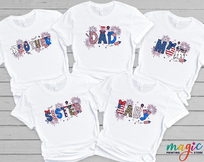4th of July Family Shirt, July 4th Shirt, Fourth of July Shirt, Family Reunion Shirt, Matching Family Shirt, Independence Day Gift