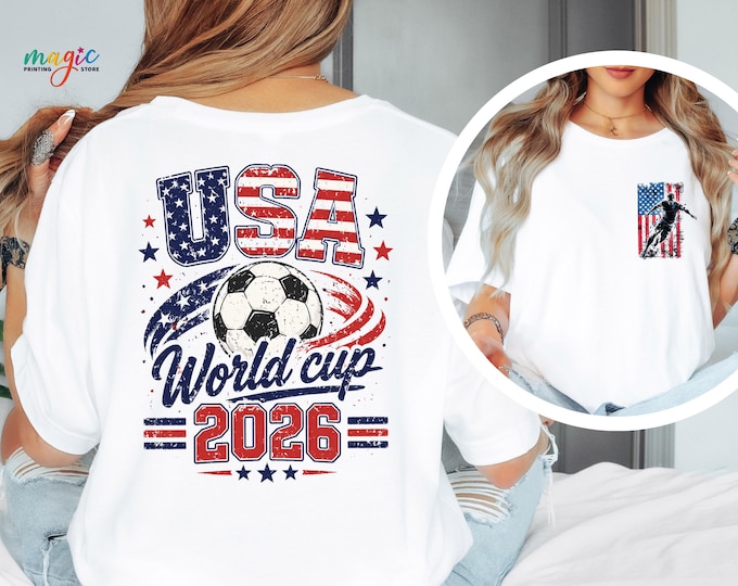 International USA Soccer Team 2026 Shirt, Championship Tournament Tshirt, Sports Fan Game Day Tee