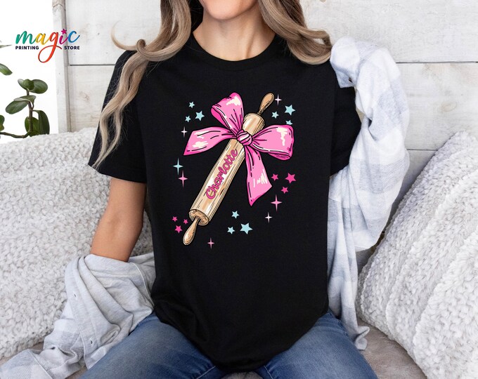 Custom Baker Shirt, Personalized Baking Shirt, Baking Coquette Shirt, Funny Baking Shirt, Baker Gift, Homebody Mama Shirt, Kitchen Shirt