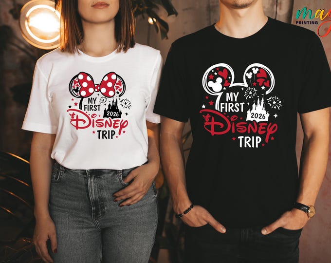 My First Disney Trip Shirt, Disney 2026 Shirt, Disneyworld Shirt, Disney Family Shirt, Couple 2026 Shirt, Disneyland Shirt
