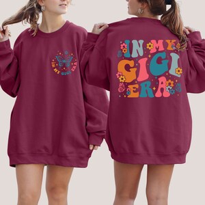 Sweatshirt In My Gigi Era, Sweatshirt Gigi, Cadeau d'anniversaire Gigi, Cadeau pour Gigi, Sweatshirt Gigi Era, Sweatshirt ras du cou Gigi, Pull Gigi image 2