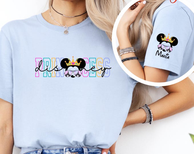 Custom Name Disney Princess Shirt, Princess Security Shirt, Family Vacation Shirt,  Dad Disney Shirt, Family Trip Shirt, Funny Dad Shirt