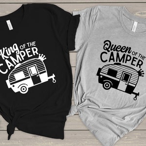 King Of The Camper Shirt Men Camping Gifts King Of The Camper Shirt Men Camping Gifts