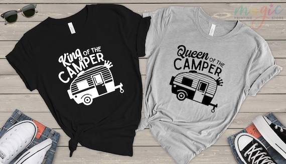 King Of The Camper Shirt Men Camping Gifts King Of The Camper Shirt Men Camping Gifts