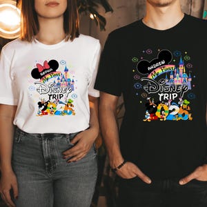 Personalized My First Disney Trip Shirt, Custom Name Disney Trip Tee, 2026 Disney Family Vacation Shirt