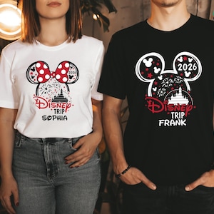 Custom Disney Trip 2026 Shirt, Disney Family Shirt, Disneyworld Shirts Family, Disney Family Shirts, Disneyland Shirt