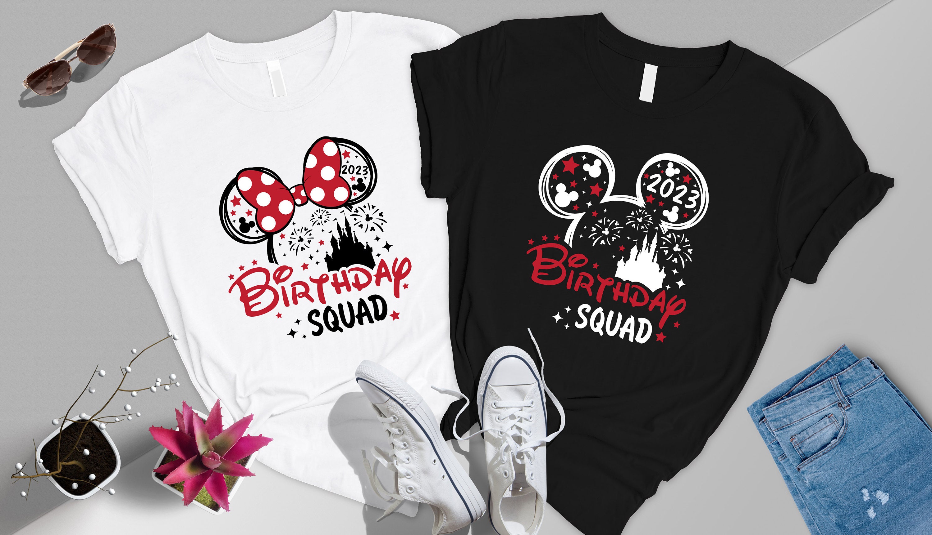 Disney Birthday Squad Shirt, Family Disneyworld, Disney Squad Shirt