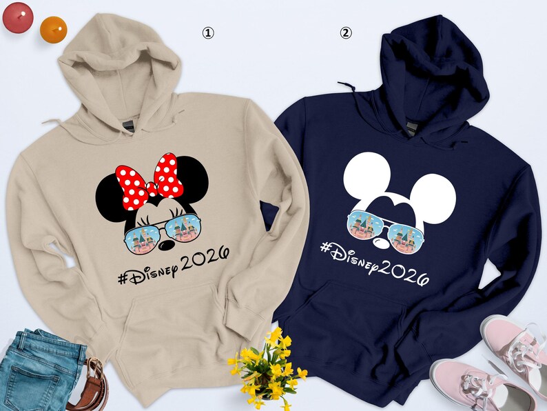 Disneyworld Sweatshirts 2026, Disneyworld Family Hoodie, Disney Trip 2026, Disney Matching Family Shirts image 7