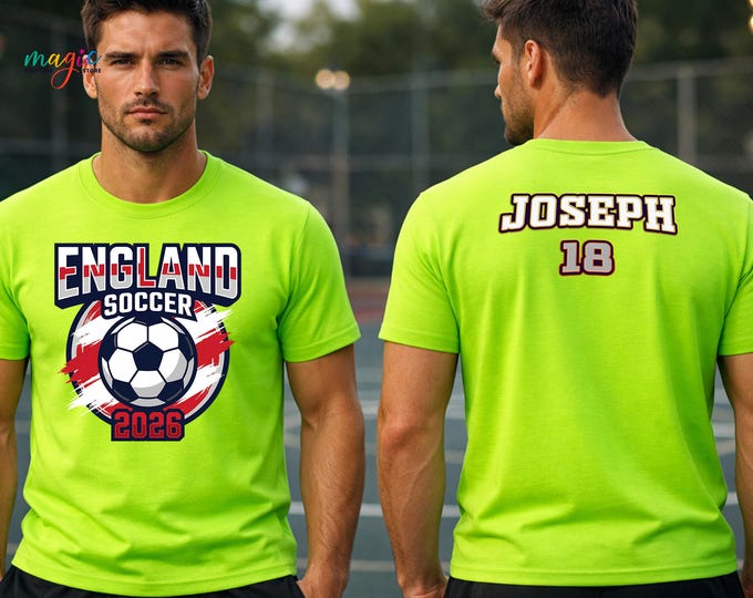 Custom International Soccer Country Performance Shirt, Personalized Football Nations Tee, Soccer Tour 2026 Shirt with Name and Number