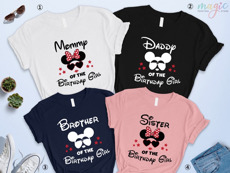 Disneyland Family Shirts Birthday Family Birthday Shirt Etsy