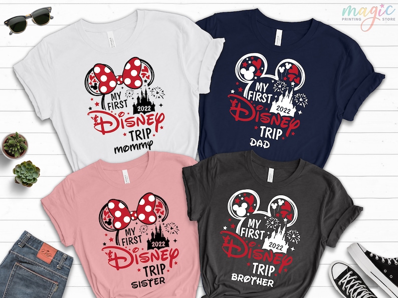 My First Disney Trip Shirt 2023 Disneyland Shirt Disney - Etsy