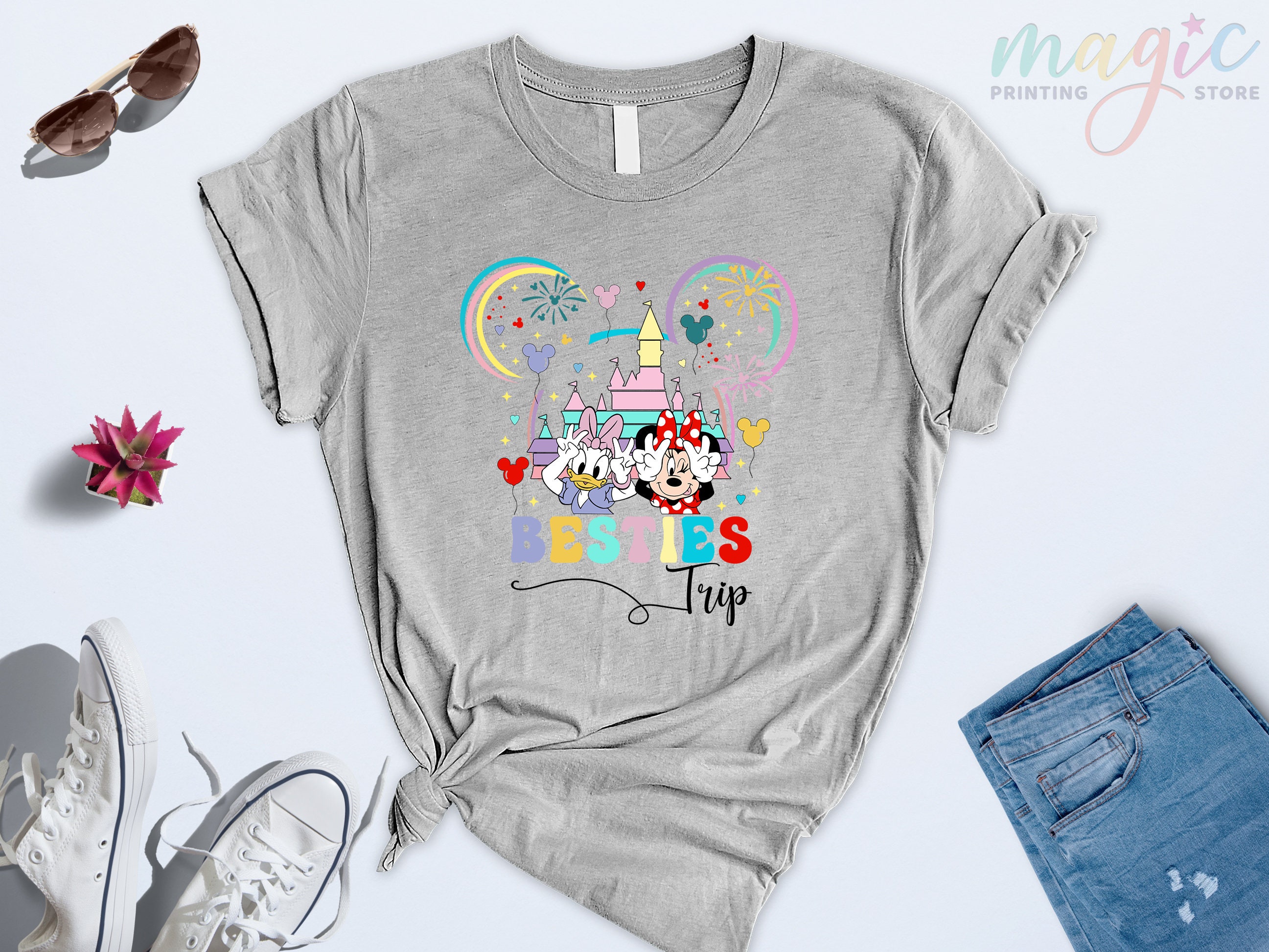 Besties Trip 2024 Shirt, Disney Girls Trip 2024 Shirt, Disney Girls Vacation Shirt