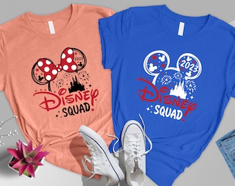 Disney Squad Shirts, Disney Squad 2023, Disney Family Shirts, Disneyworld Shirts, Disney Squad, Disneyland Shirt, Disney Trip 2023