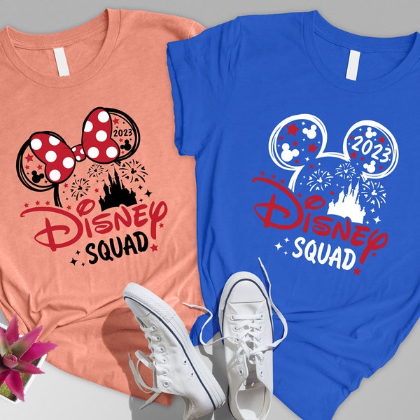 Disney Squad Shirts, Disney Squad 2023, Disney Family Shirts, Disneyworld Shirts, Disney Squad, Disneyland Shirt, Disney Trip 2023