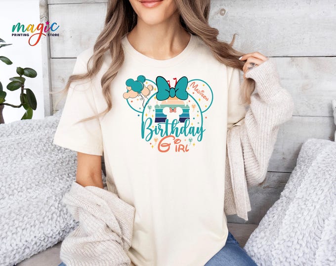 Custom Disney Birthday Squad Shirt, Birthday Boy Shirt, Disneyland Best Birthday Ever Party Gift, Disneyworld Friends Shirt