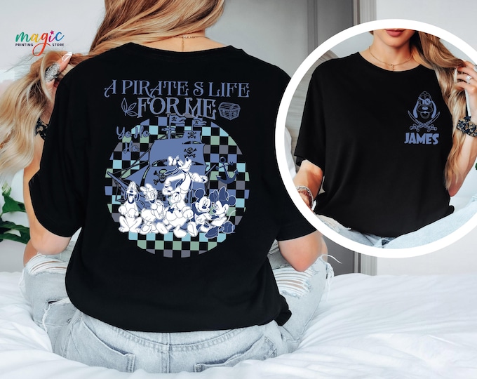 Custom Disney Cruise Shirt, Pirates Life For Me Shirt, Disney Pirate Theme For Travel Shirt, Mickey and Friends Cruise Tee,Magic Pirates Tee
