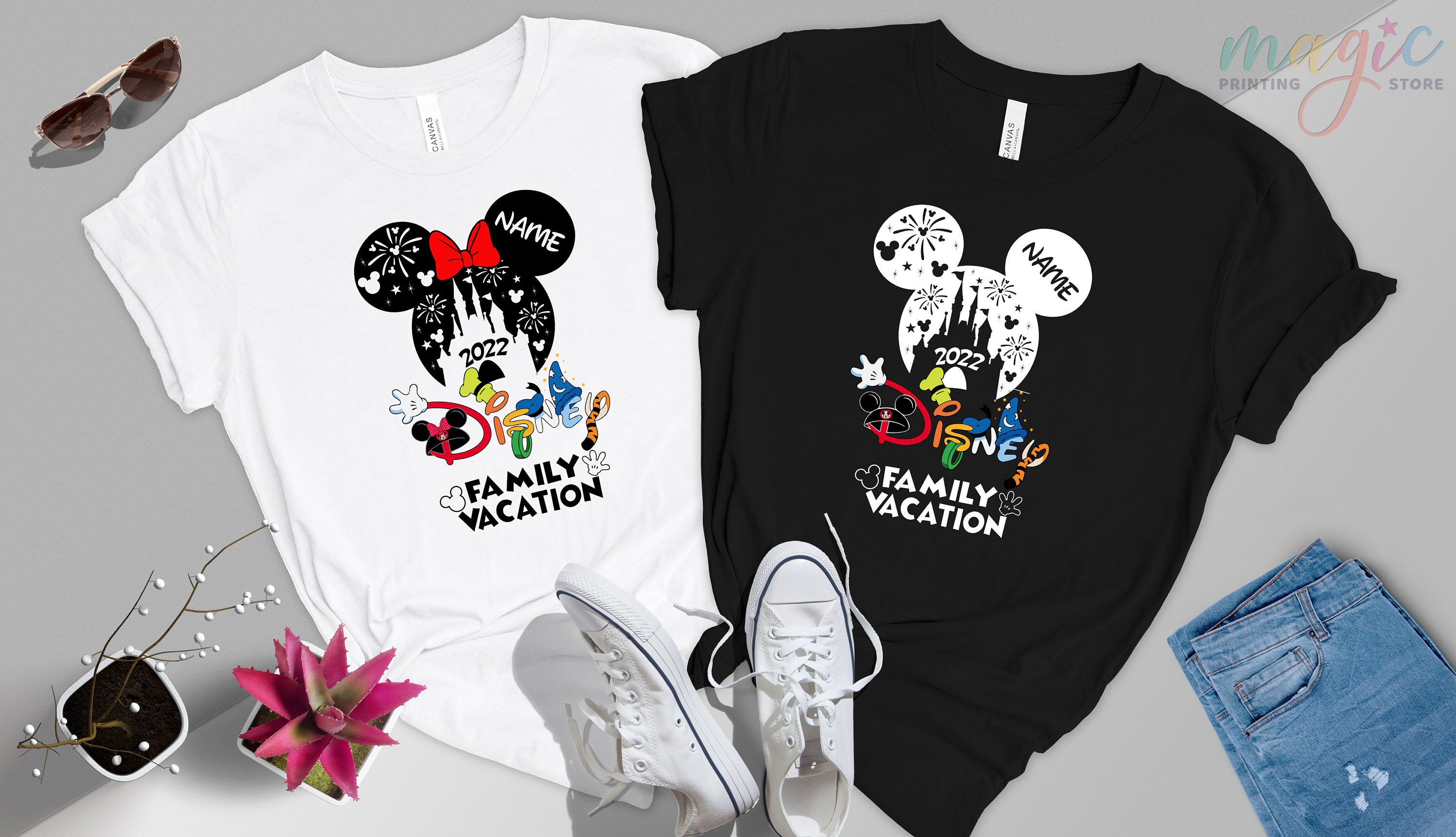 Discover Custom Disney Family Vacation 2022, Disney Family Trip 2023, Custom Disney Matching Shirt