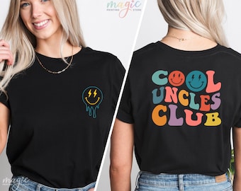 Cool Uncles Club Shirt, Funny Uncle Shirt, Retro Uncle Shirt, Uncle Gift, Uncle Announcement, Uncle Birthday Shirt, Brother Gifts
