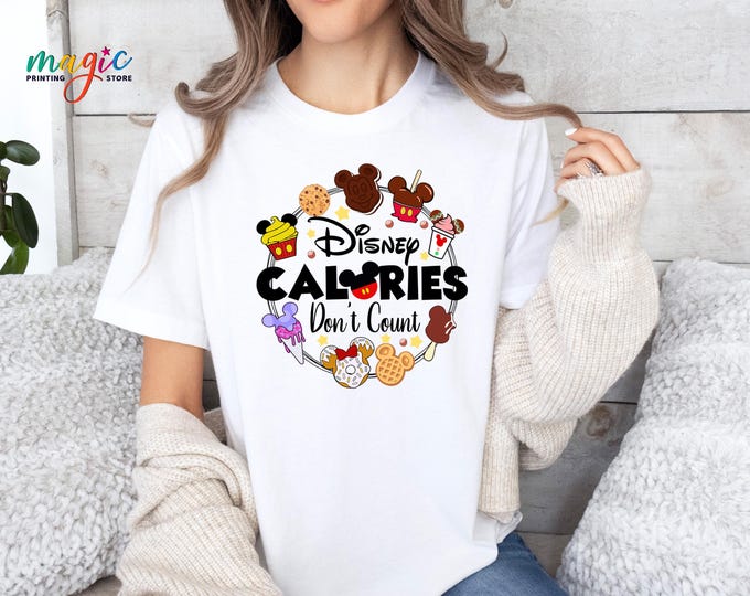 Disney Calories Shirt, Disney Snackgoal Shirt, Mickey and Friends Snack Shirt, Snack Vacation Shirt, Vacay Mode Shirt, Magical Kingdom Gift