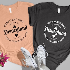 Disneyland Park Shirts,Disney Family Vacation Shirt 2024,Disneyland Est 1955 California,Disneyland Shirt,Disney Trip 2024,Family Disneyworld