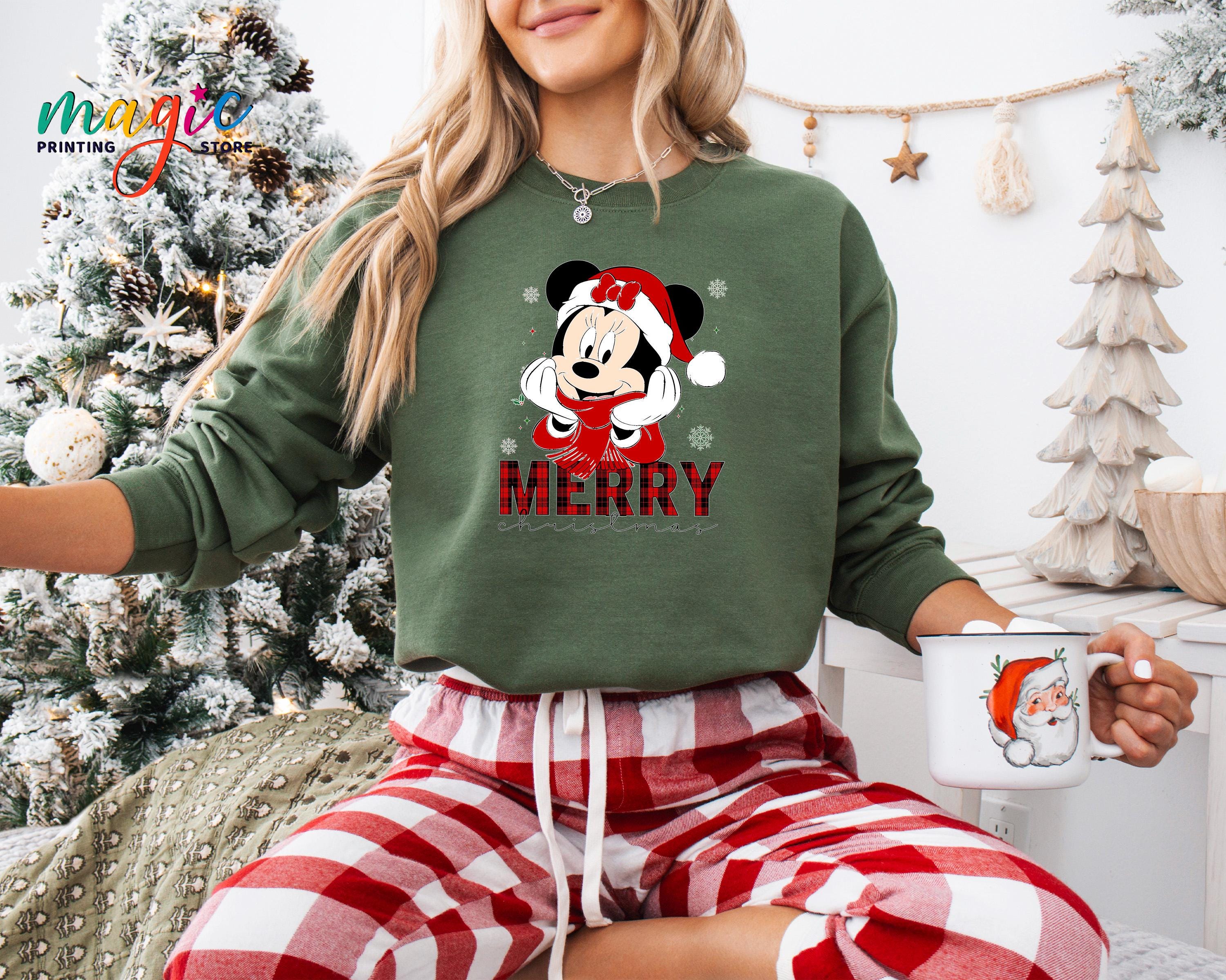Disney Merry Christmas Sweatshirt Mickey and Friends Christmas Hoodie Mickey Very Merry Christmas Sweatshirt Disneyland Trip for Christmas