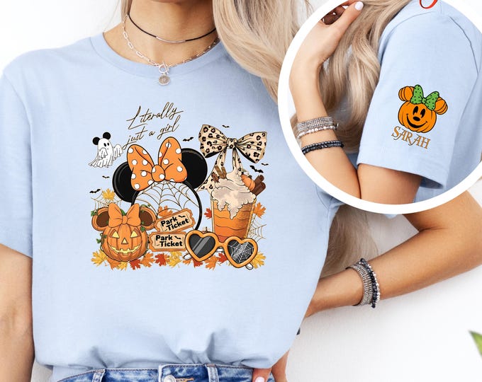 Personalized Halloween Pumpkin Shirt, Custom Disney Fall Shirt, Halloween Pumpkin Space Shirt, Halloween Shirt for Family, Disney Halloween