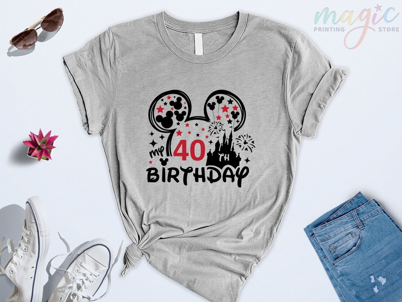 Mens disney sales birthday shirt