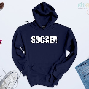 Soccer Hoodie, Soccer Gift, Soccer Player Sweat, Gift for Football Players, Sports Hoodie