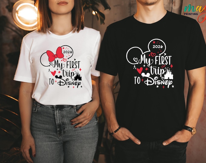 My First Disneyworld Trip Shirt, Disney Shirt 2026, Disney Family Trip, Disneyland Shirt 2025, Disney Kids Gift
