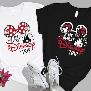 My First Disney Trip Shirt, Disney Trip 2024 Shirt, Disneyworld Shirt, Disney Family Shirt, Couple 2024 Shirt,Disney Couple,Disneyland Shirt