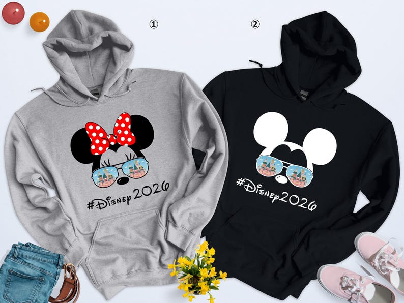 Disneyworld Sweatshirts 2026, Disneyworld Family Hoodie, Disney Trip 2026, Disney Matching Family Shirts image 2
