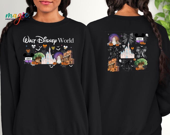Walt Disneyworld Halloween Trip Sweater, Mouse Not So Scary Halloween Party Sweatshirt, Spooky Season