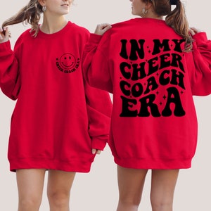 In My Cheer Coach Era Sweatshirt Cheer Coach Hoodie Cheer - Etsy