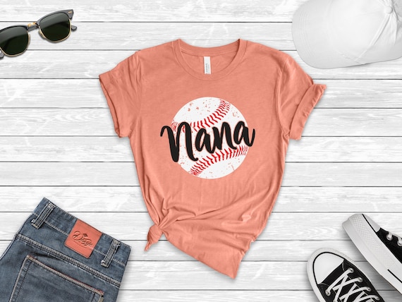 Baseball Nana T-Shirt Baseball Grandma Gift Shirts Baseball Nana T-Shirt Baseball Grandma Gift Shirts