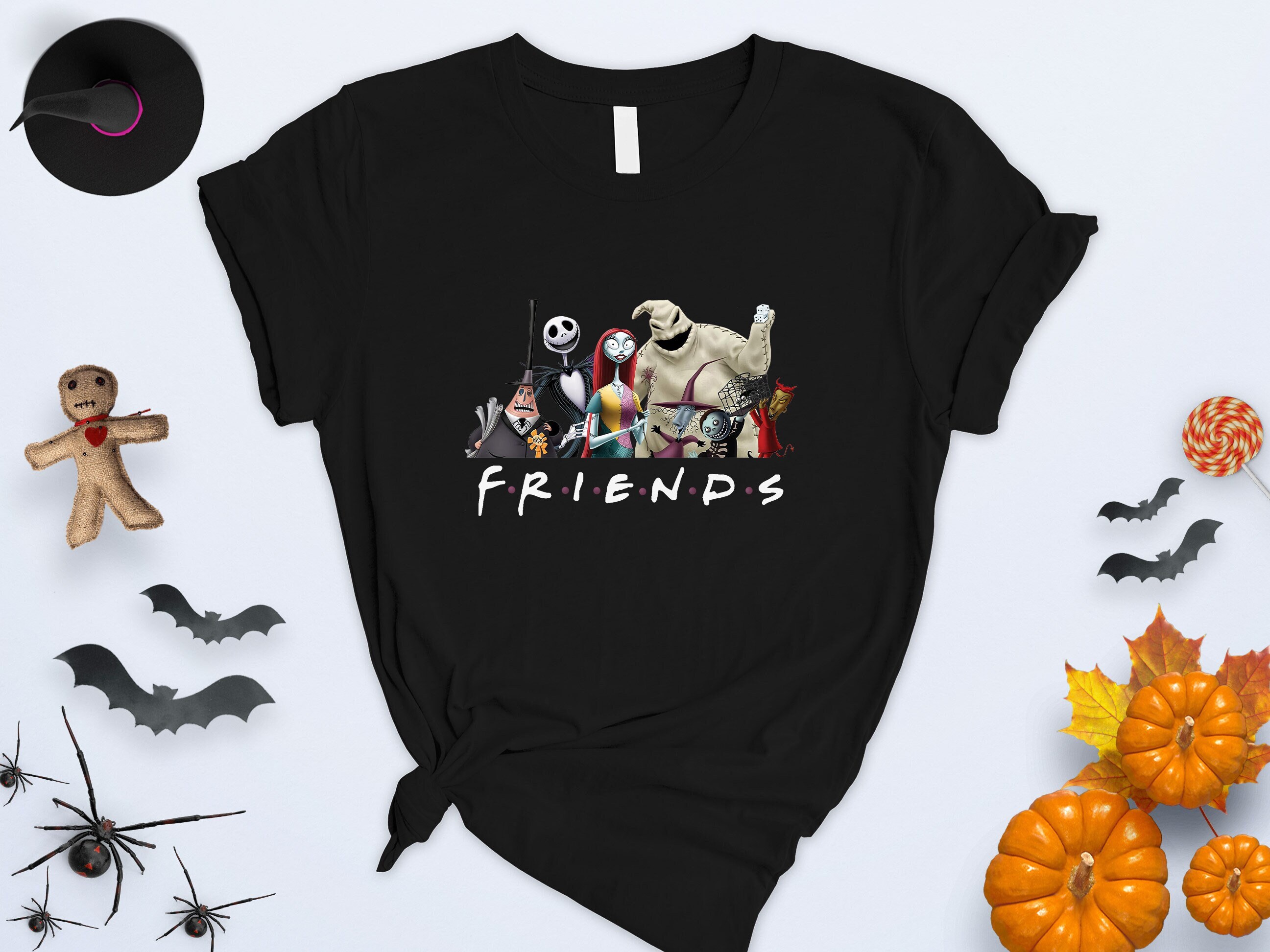 Discover Friends Nightmare Before Christmas T-Shirt