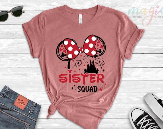 Sister Squad Shirts, Best Friend Shirts,Cute Friends Tee,Birthday Best Friend,Matching Sister Shirt,Sister Shirt For Toddlers, Besties Shirt