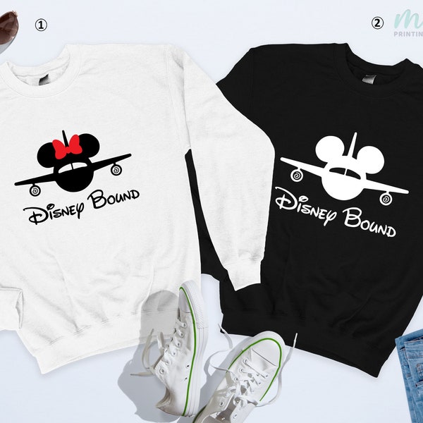 Disney Bound Sweatshirts, Disney Family Vacation, Disney Family Matching Sweater, Disney Matching Hoodies, Disney Couple Sweatshirt