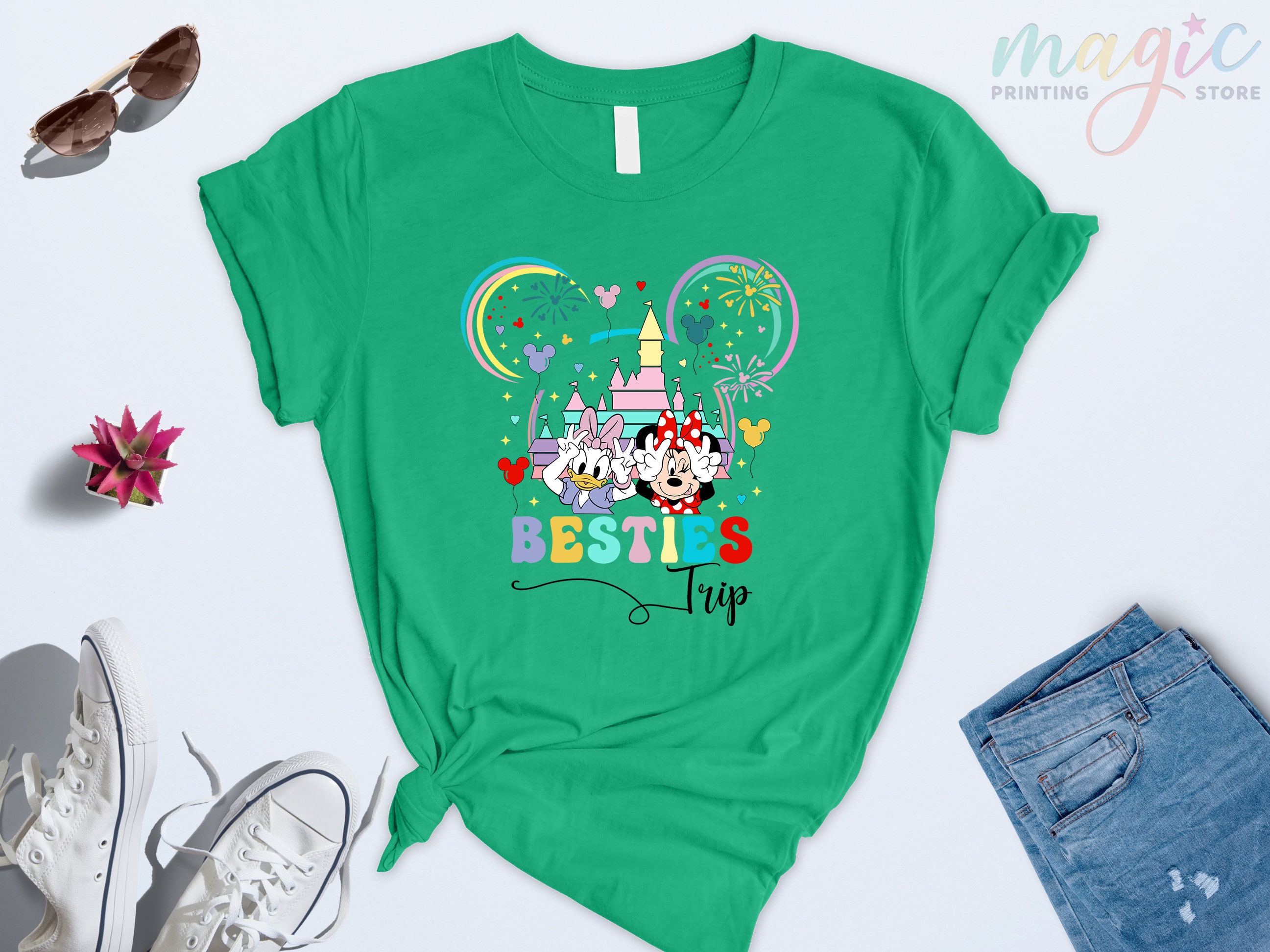 Besties Trip 2024 Shirt, Disney Girls Trip 2024 Shirt, Disney Girls Vacation Shirt