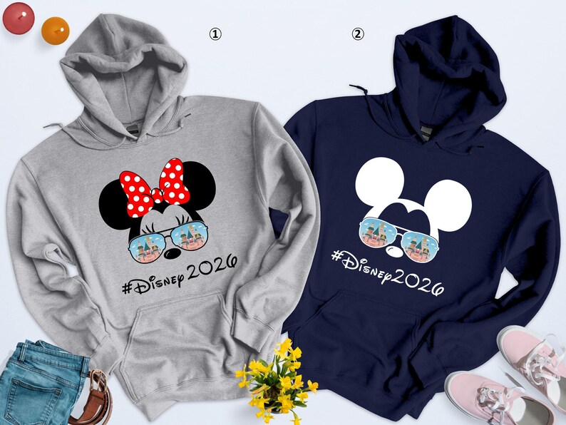 Disneyworld Sweatshirts 2026, Disneyworld Family Hoodie, Disney Trip 2026, Disney Matching Family Shirts image 5