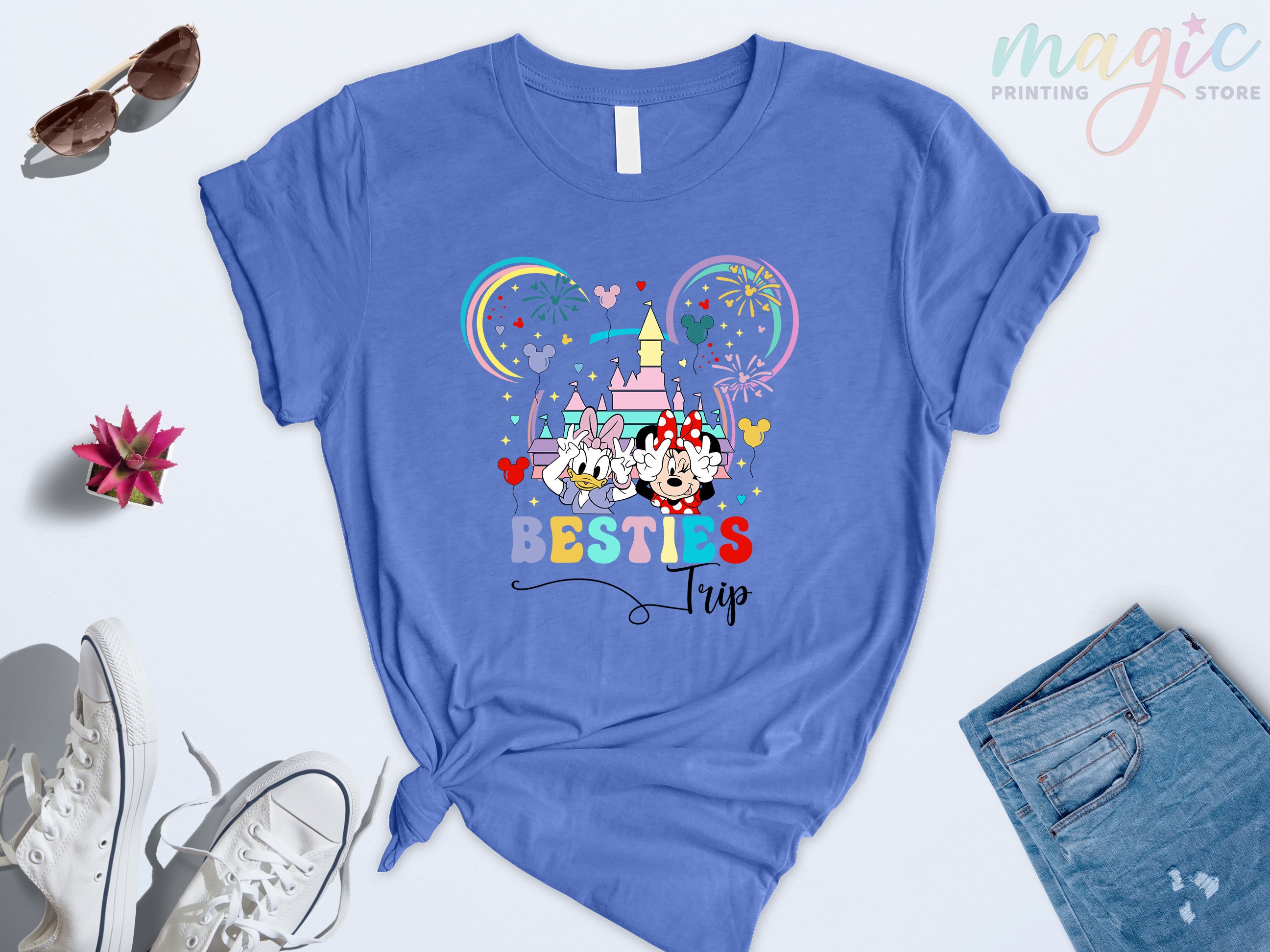 Besties Trip 2024 Shirt, Disney Girls Trip 2024 Shirt, Disney Girls Vacation Shirt