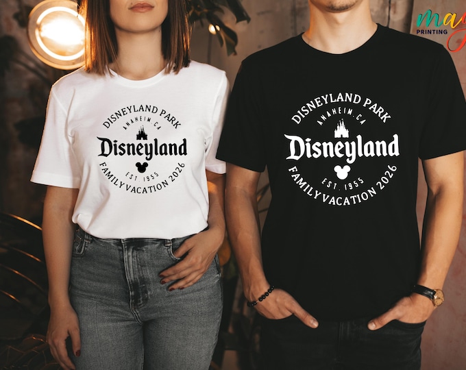 Disneyland Park Shirts,Disney Family Vacation Shirt 2026,Disneyland Est 1955 California,Disneyland Shirt,Disney Trip 2026