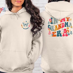 In My Grandma Era Sweatshirt, Grandma Sweatshirt, Grandma Birthday Gift, Gift For Grandma,Grandma Era Sweatshirt,Grandma Crewneck Sweatshirt